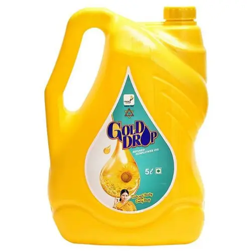 Gold Drop Sunflower Oil Can