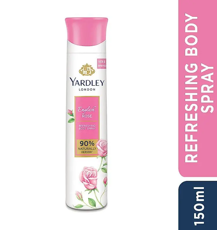 Yardley London English Rose Body Spray 150ml UrbanGroc
